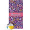 Simple Floral Beach Towel (Personalized)