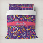 Simple Floral Duvet Cover (Personalized)
