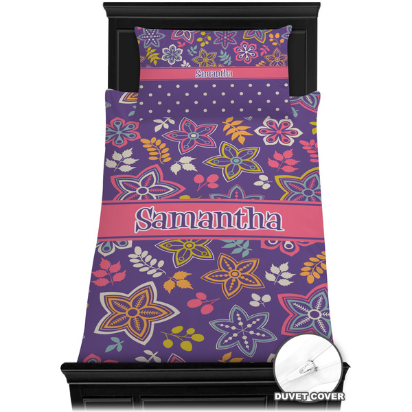 Simple Floral Bedding Set (TwinXL) - Duvet