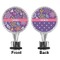 Simple Floral Bottle Stopper - Front and Back