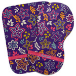 Simple Floral Burp Cloth (Personalized)