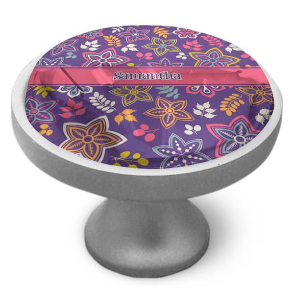Custom Simple Floral Cabinet Knob (Personalized)