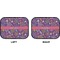 Simple Floral Car Floor Mats (Back Seat) (Approval)