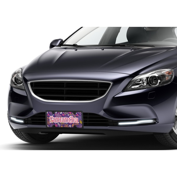 Simple Floral Car License Plate Lifestyle