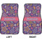 Simple Floral Car Mat Front - Approval
