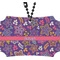 Simple Floral Rear View Mirror Ornament (Personalized)