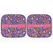 Simple Floral Car Sun Shades - FRONT