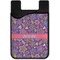 Simple Floral Cell Phone Credit Card Holder