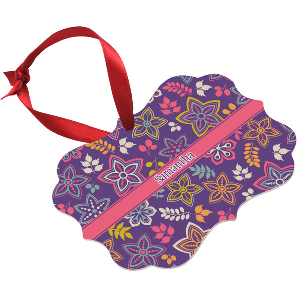 Simple Floral Christmas Ornament