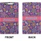 Simple Floral Clipboard (Legal) (Front + Back)