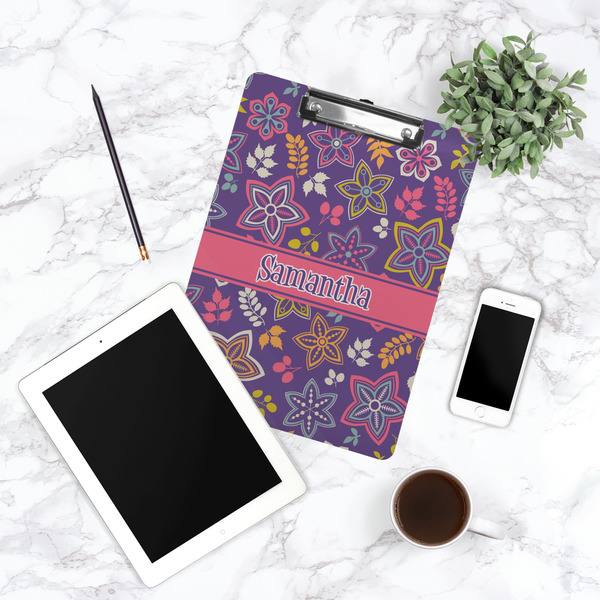 Simple Floral Clipboard - Lifestyle Photo