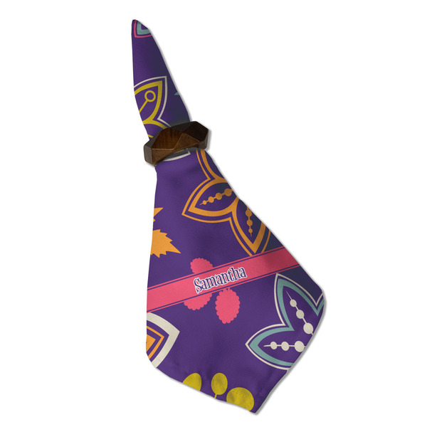 Simple Floral Cloth Napkins - Personalized Dinner (Folded in Ring) (MAIN)