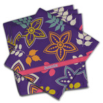 Simple Floral Cloth Napkins (Set of 4) (Personalized)