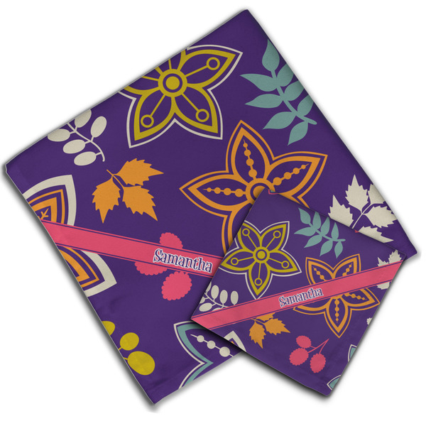 Simple Floral Cloth Napkins - Personalized Lunch & Dinner (PARENT MAIN)