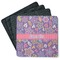 Simple Floral Coaster Rubber Back - Main