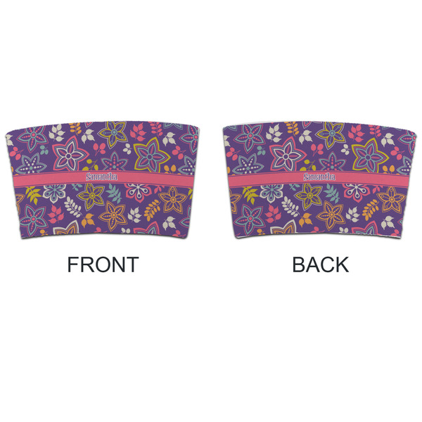 Simple Floral Coffee Cup Sleeve - APPROVAL