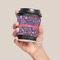 Simple Floral Coffee Cup Sleeve - LIFESTYLE