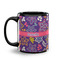 Simple Floral Coffee Mug - 11 oz - Black