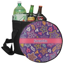 Simple Floral Collapsible Cooler & Seat (Personalized)