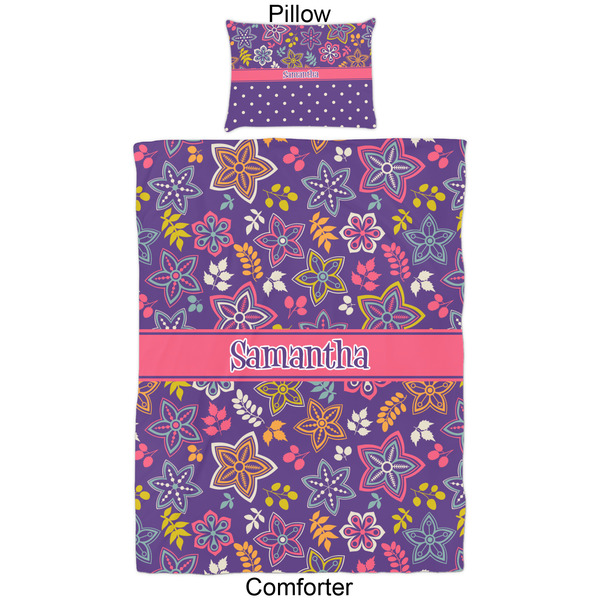 Simple Floral Comforter Set - Twin - Approval