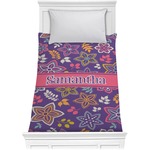 Simple Floral Comforter - Twin XL (Personalized)