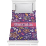 Simple Floral Comforter - Twin (Personalized)