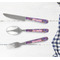 Simple Floral Cutlery Set - w/ PLATE