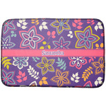 Simple Floral Dish Drying Mat (Personalized)
