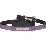 Simple Floral Dog Leash (Personalized)
