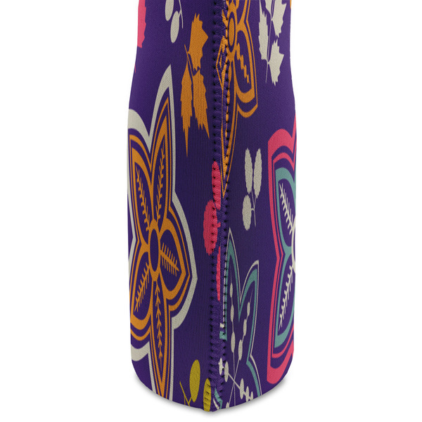 Simple Floral Double Wine Tote - DETAIL 2 (new)