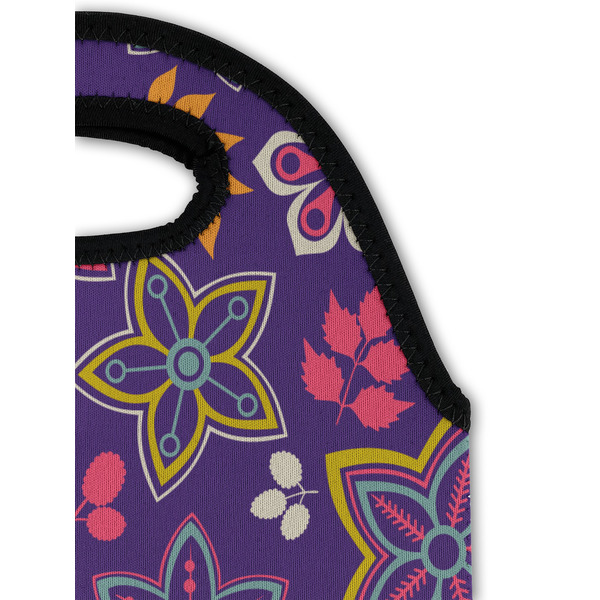 Simple Floral Double Wine Tote - Detail 1 (new)