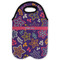 Simple Floral Double Wine Tote - Flat (new)