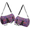 Simple Floral Duffle bag large front and back sides