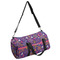 Simple Floral Duffle bag with side mesh pocket