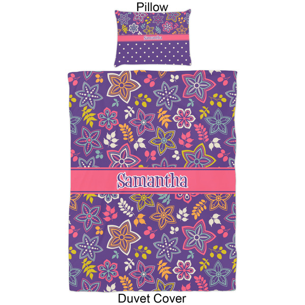 Simple Floral Duvet Cover Set - Twin - Approval