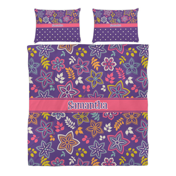 Simple Floral Duvet cover Set - Queen - Alt Approval