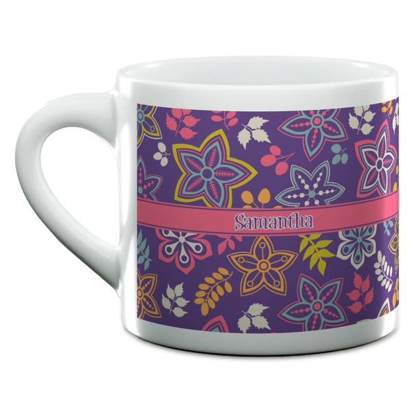 Simple Floral Espresso Cup - 6oz (Double Shot) (MAIN)