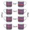 Simple Floral Espresso Cup - 6oz (Double Shot Set of 4) APPROVAL