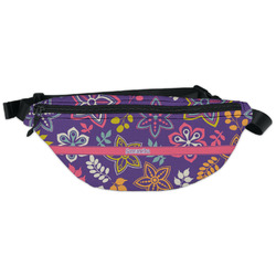 Simple Floral Fanny Pack - Classic Style (Personalized)