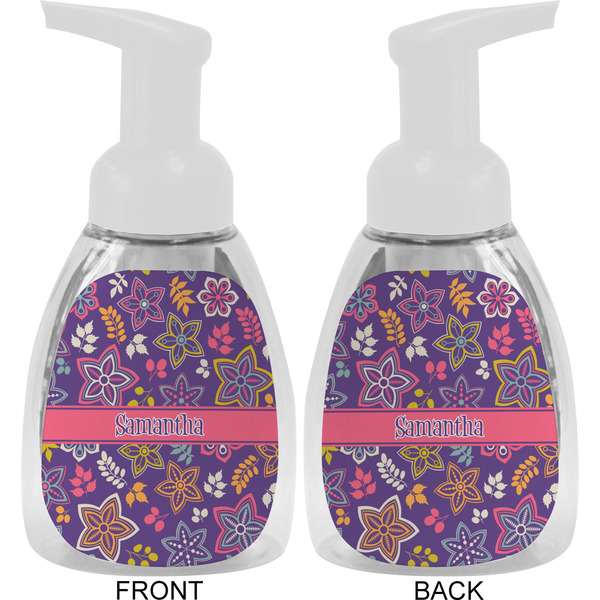 Simple Floral Foam Soap Bottle Approval - White