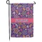 Simple Floral Small Garden Flag - Double Sided w/ Name or Text