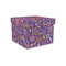 Simple Floral Gift Boxes with Lid - Canvas Wrapped - Small - Front/Main