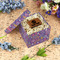Simple Floral Gift Boxes with Lid - Canvas Wrapped - Small - In Context