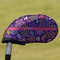 Simple Floral Golf Club Cover - Front