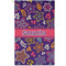 Simple Floral Golf Towel (Personalized) - APPROVAL (Small Full Print)
