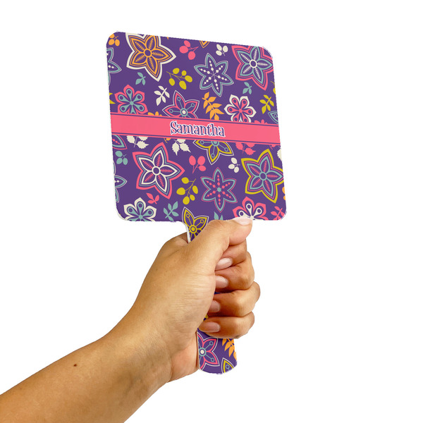 Simple Floral Hand Mirrors - Alt View