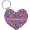 Simple Floral Heart Keychain (Personalized)