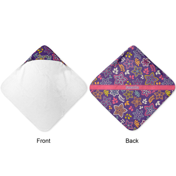 Simple Floral Hooded Baby Towel- Approval