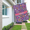 Simple Floral House Flags - Double Sided - LIFESTYLE