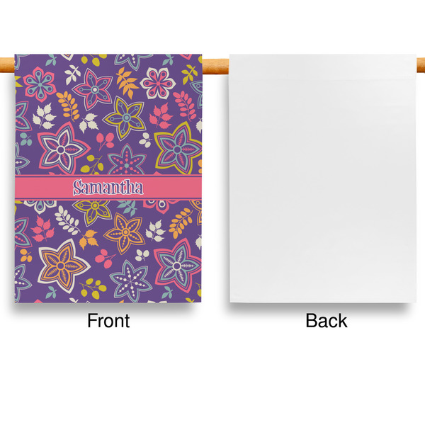 Simple Floral House Flags - Single Sided - APPROVAL